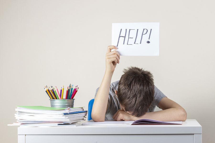 What to do when a child starts falling behind in school.